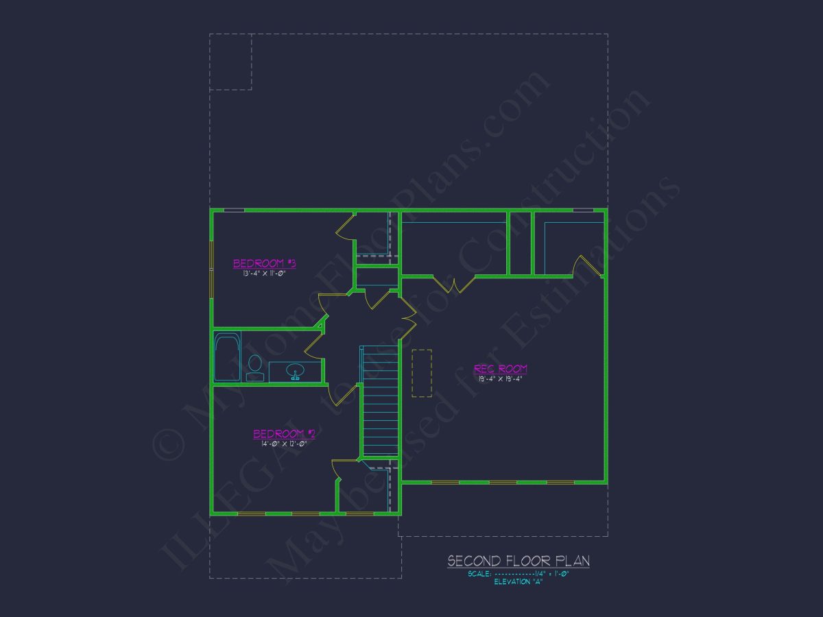 Modern Craftsman house Plan with CAD Features and Designs