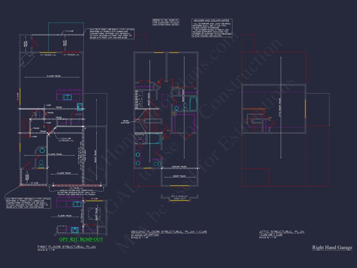Modern Craftsman house Plan with CAD Floor Plans and Designs