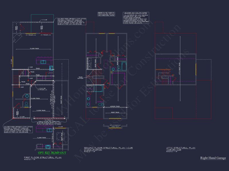 Modern Craftsman house Plan with CAD Floor Plans and Designs