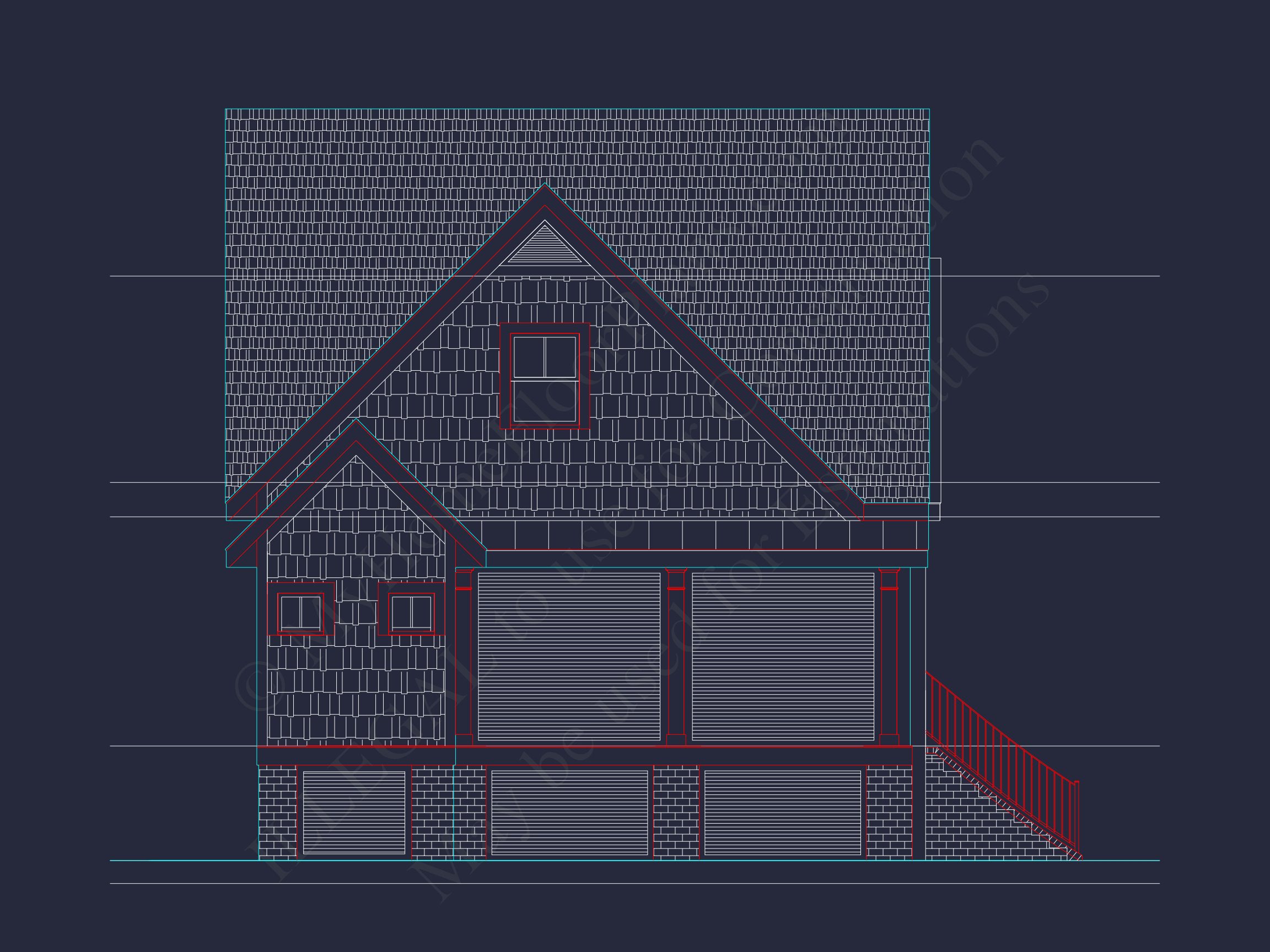 Modern Craftsman house Plan with Detailed Architecture Designs