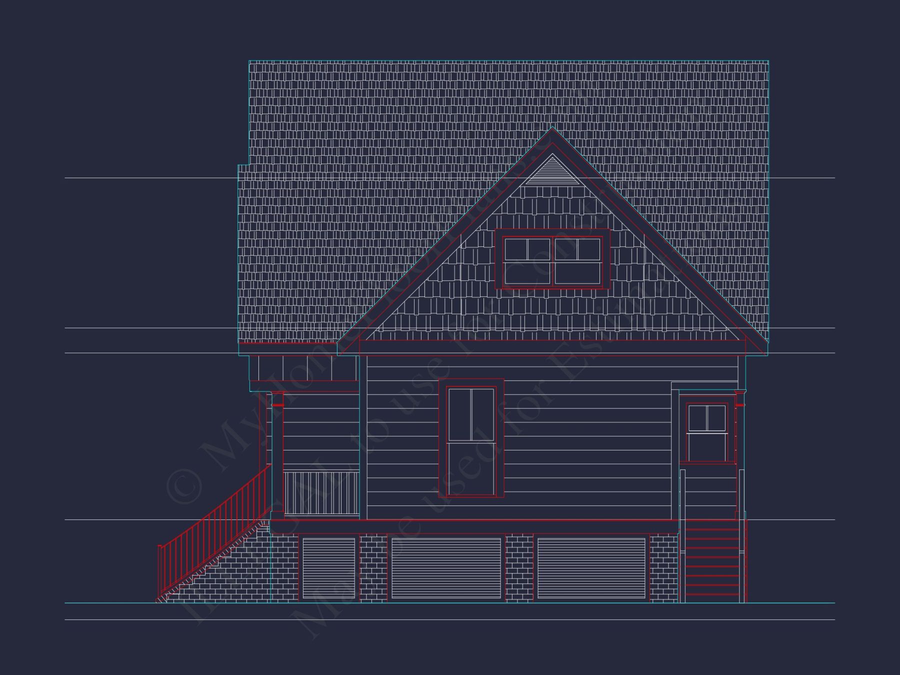 Modern Craftsman house Plan with Detailed Architecture Designs