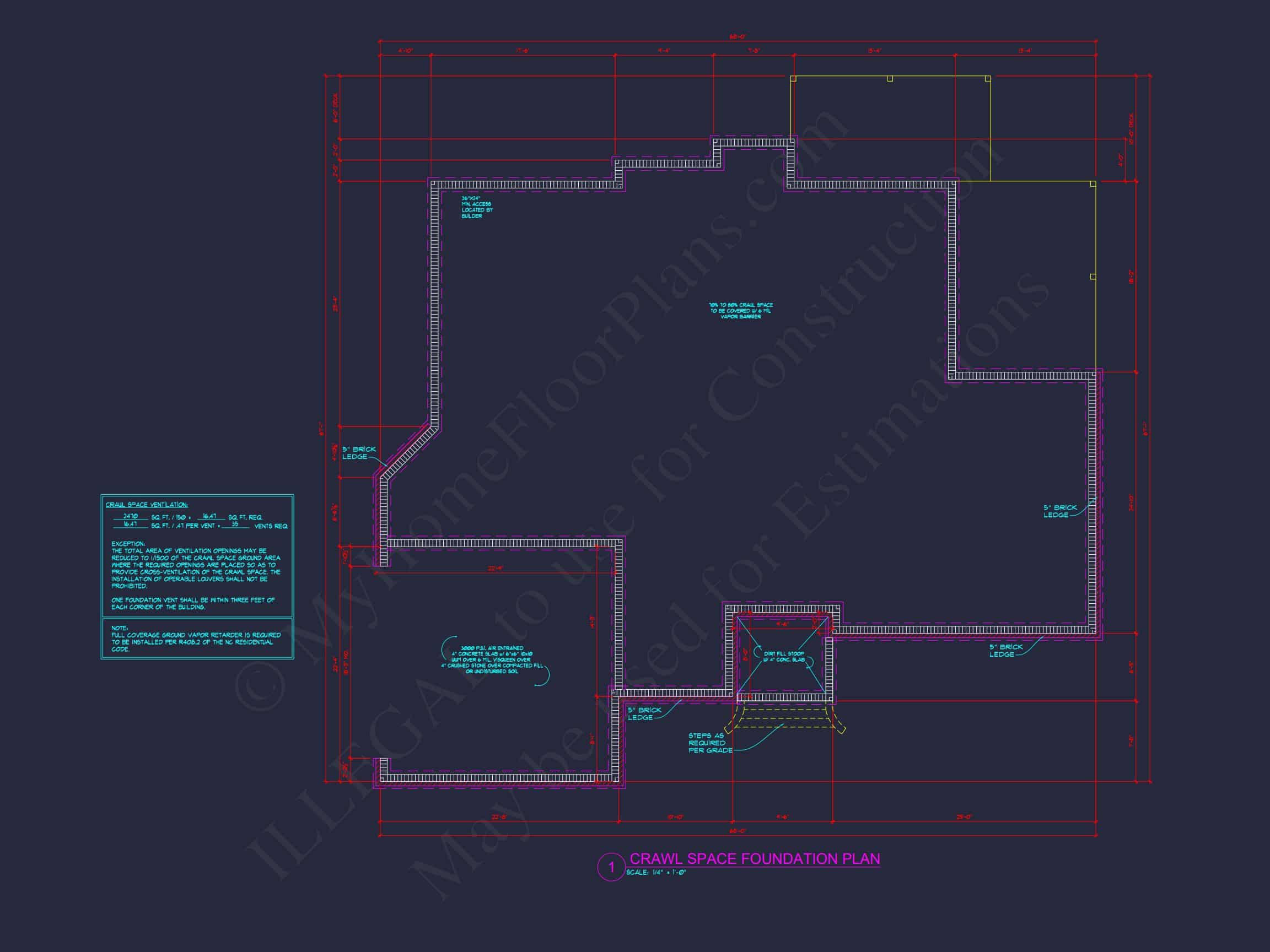 Modern Craftsman house Plan with Open Floor Blueprint Design