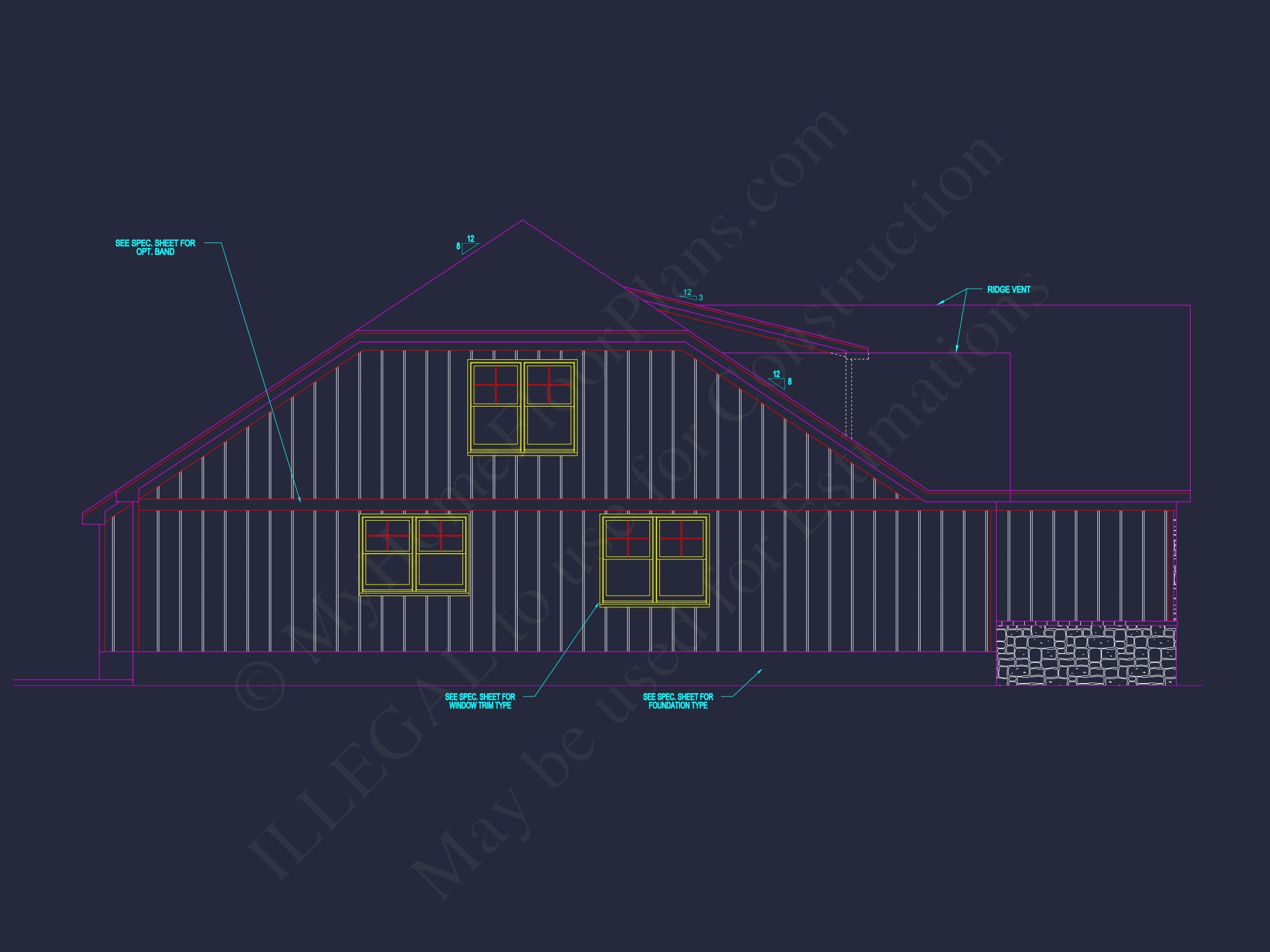 Modern Craftsman house Plan with Open Floor Blueprint Designs