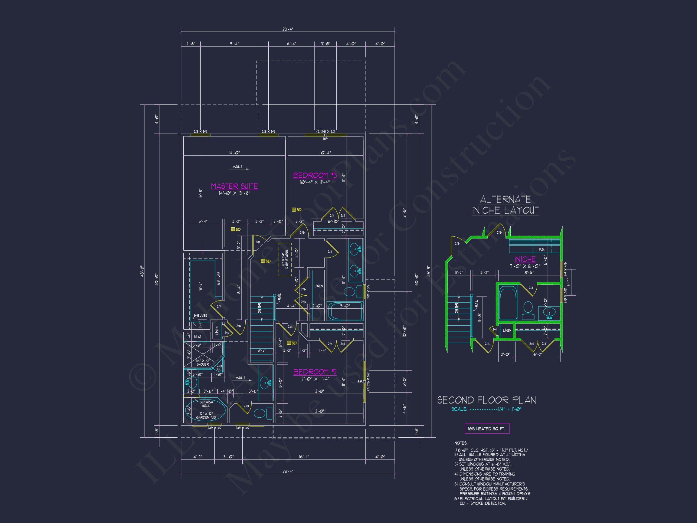 Modern Craftsman house Plan with Open Floor Plan Designs