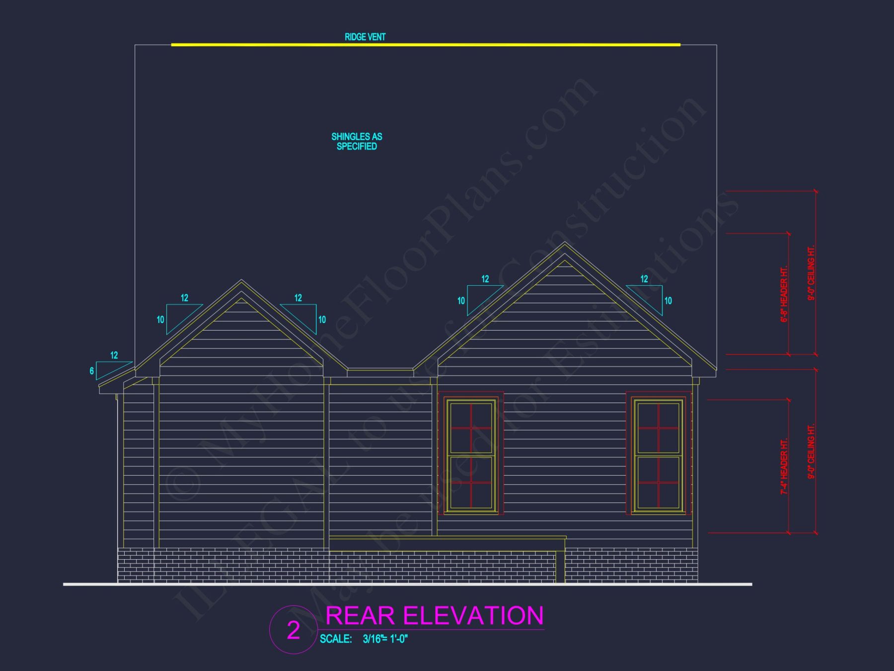 Modern Craftsman house Plan with Spacious Floor Blueprint