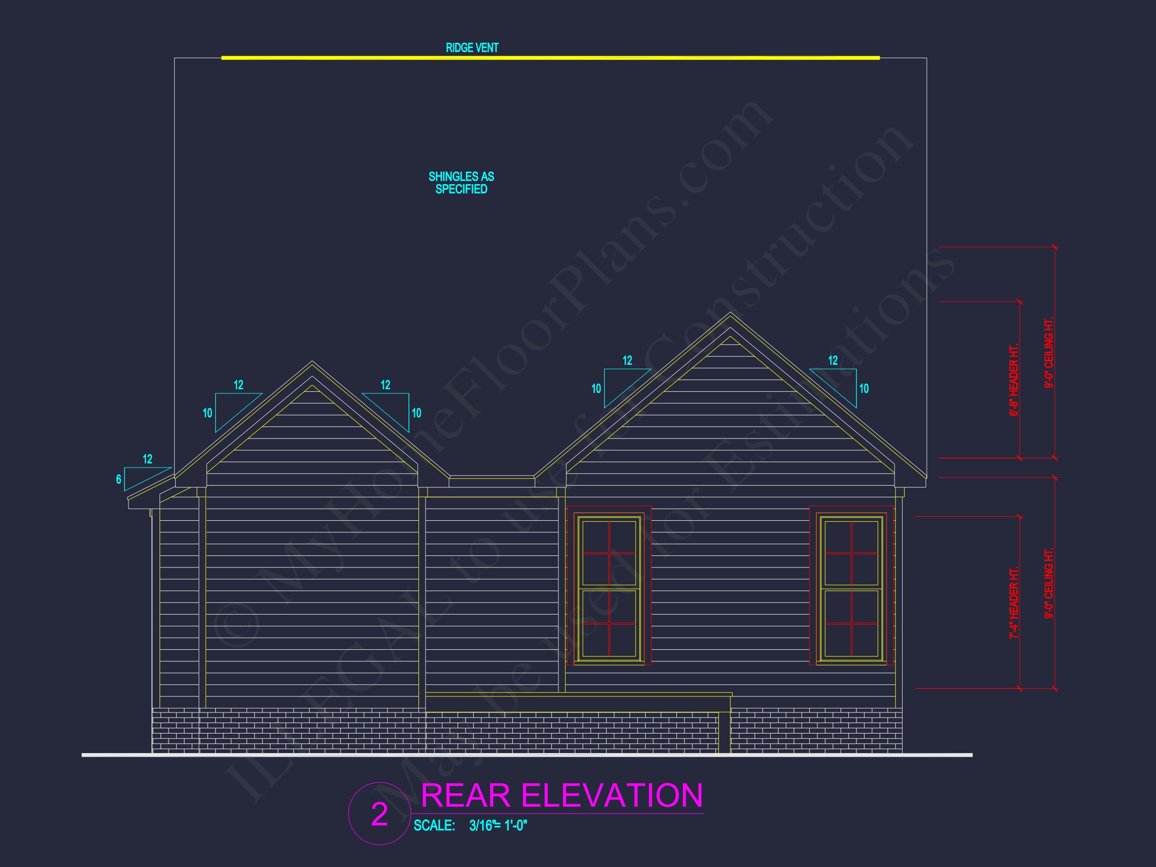 Modern Craftsman house Plan with Spacious Floor Blueprint