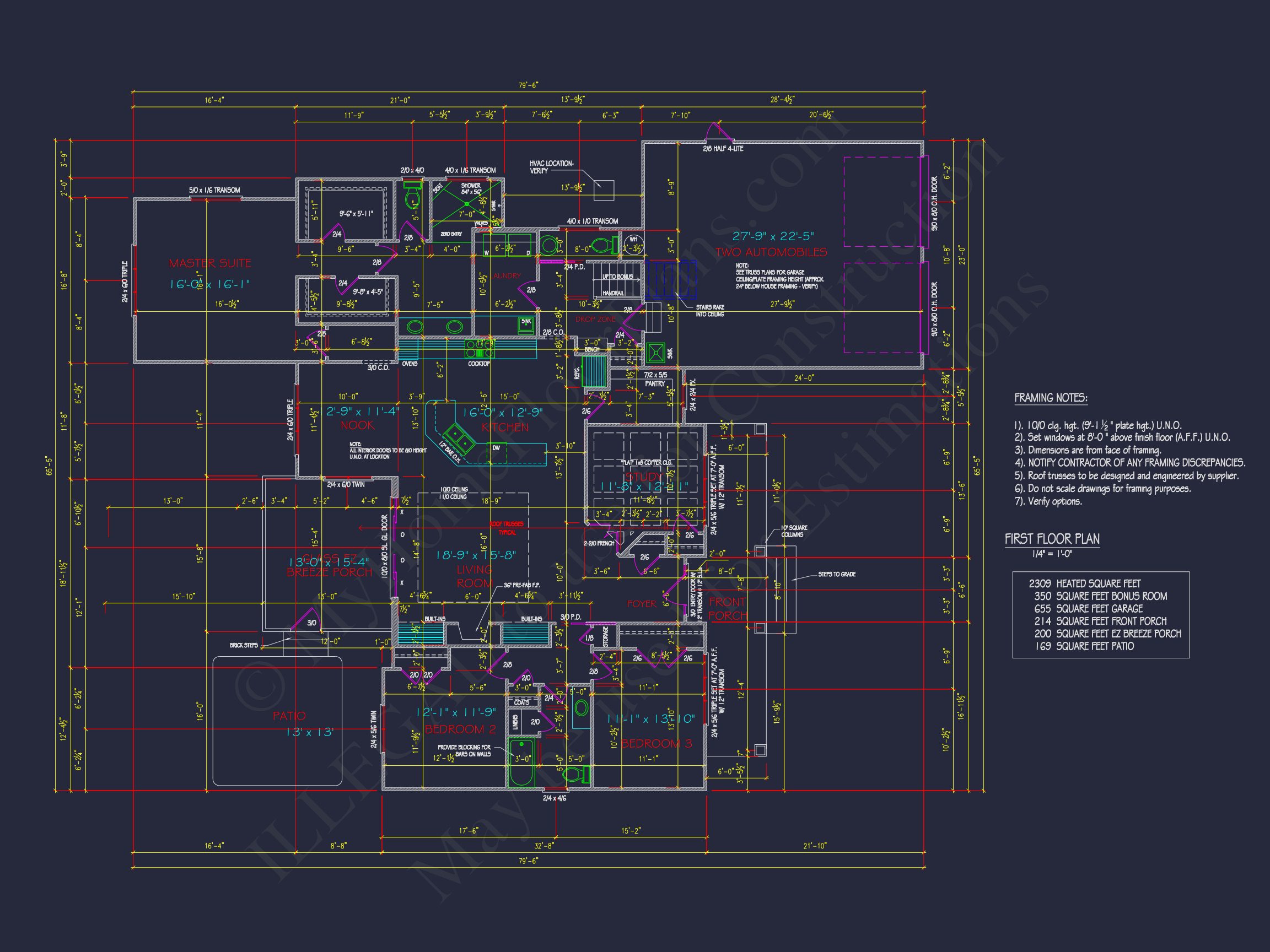 "Modern Craftsman house Plan featuring Spacious Floor Design and CAD Blueprints"