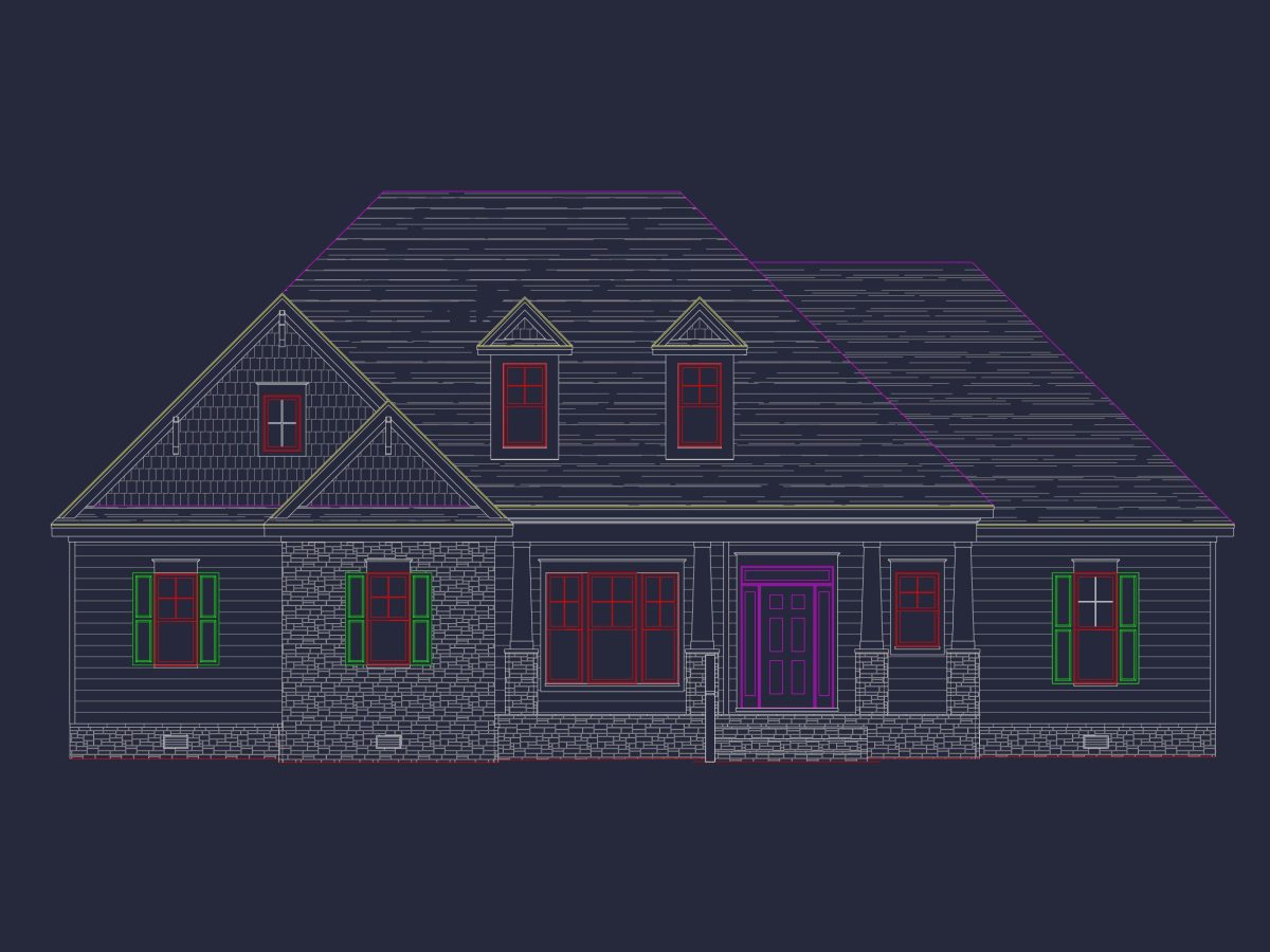 Modern Craftsman house Plan with Spacious Floor Designs