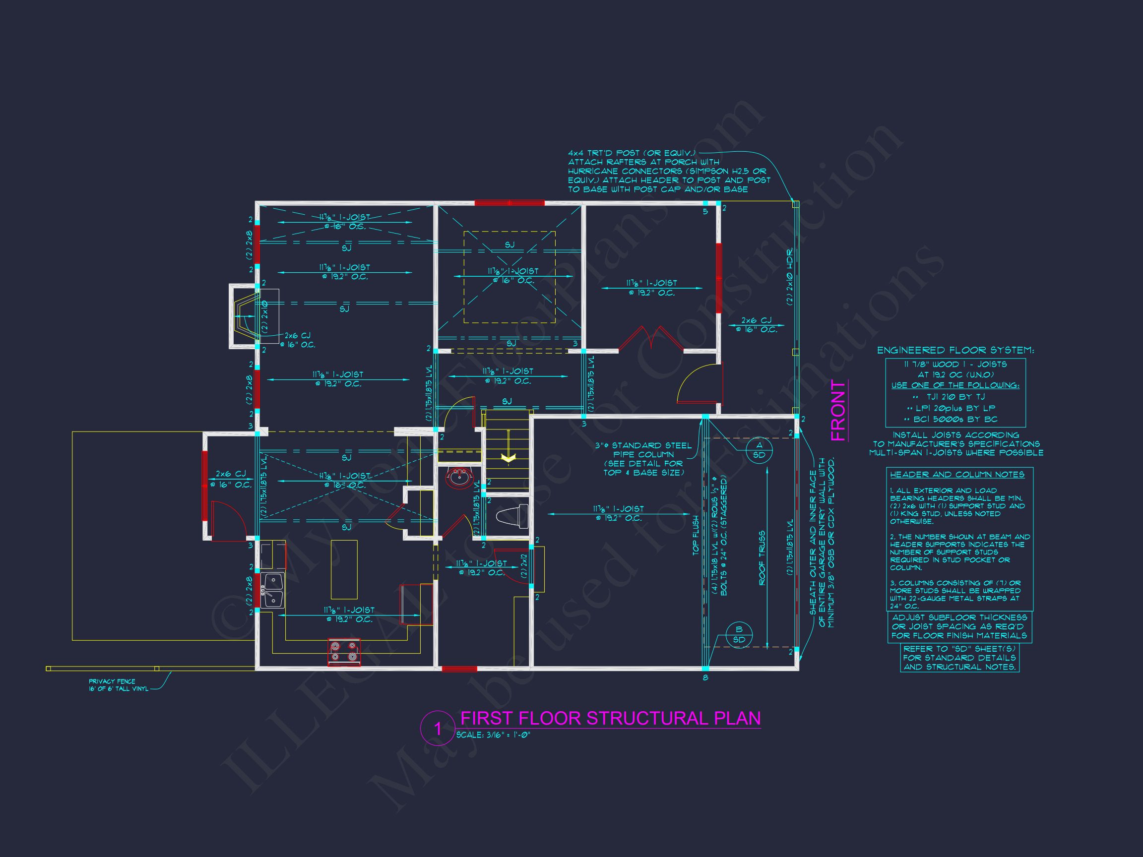 Modern Craftsman house Plan with Spacious Floor Layout and CAD Designs