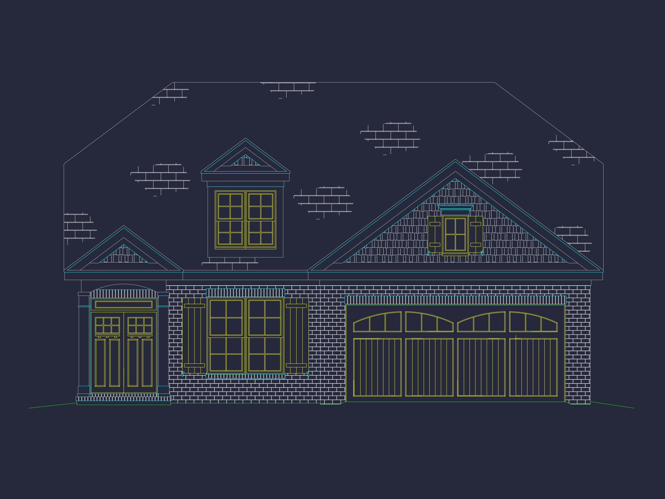 Modern Craftsman house with Floor Plan, Blueprint & CAD Designs