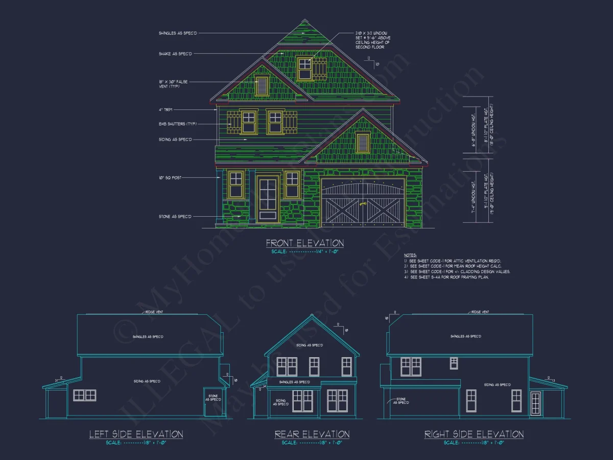 Modern Craftsman house Plan with Open Floor Plan Designs