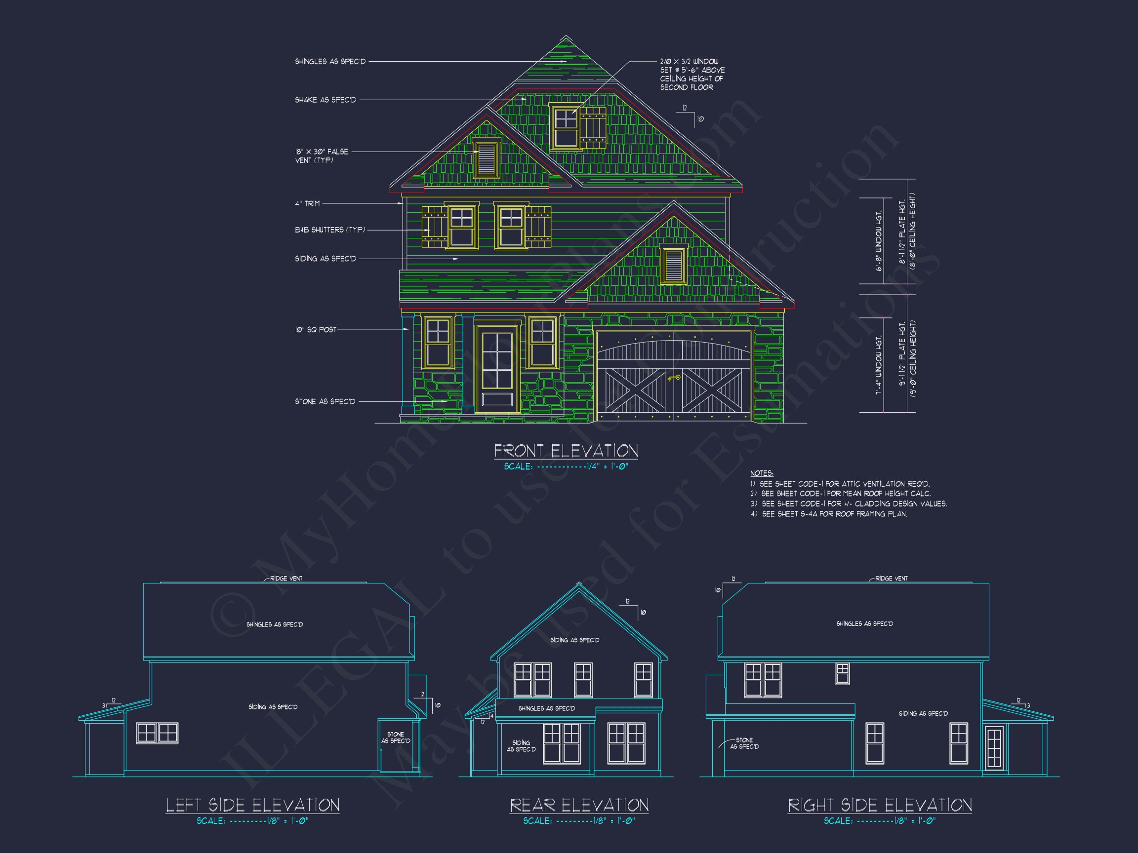 Modern Craftsman house Plan with Open Floor Plan Designs