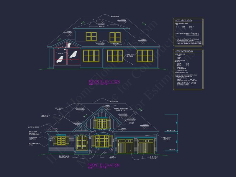 Modern Craftsman house Plan with Spacious Floor Plans & CAD