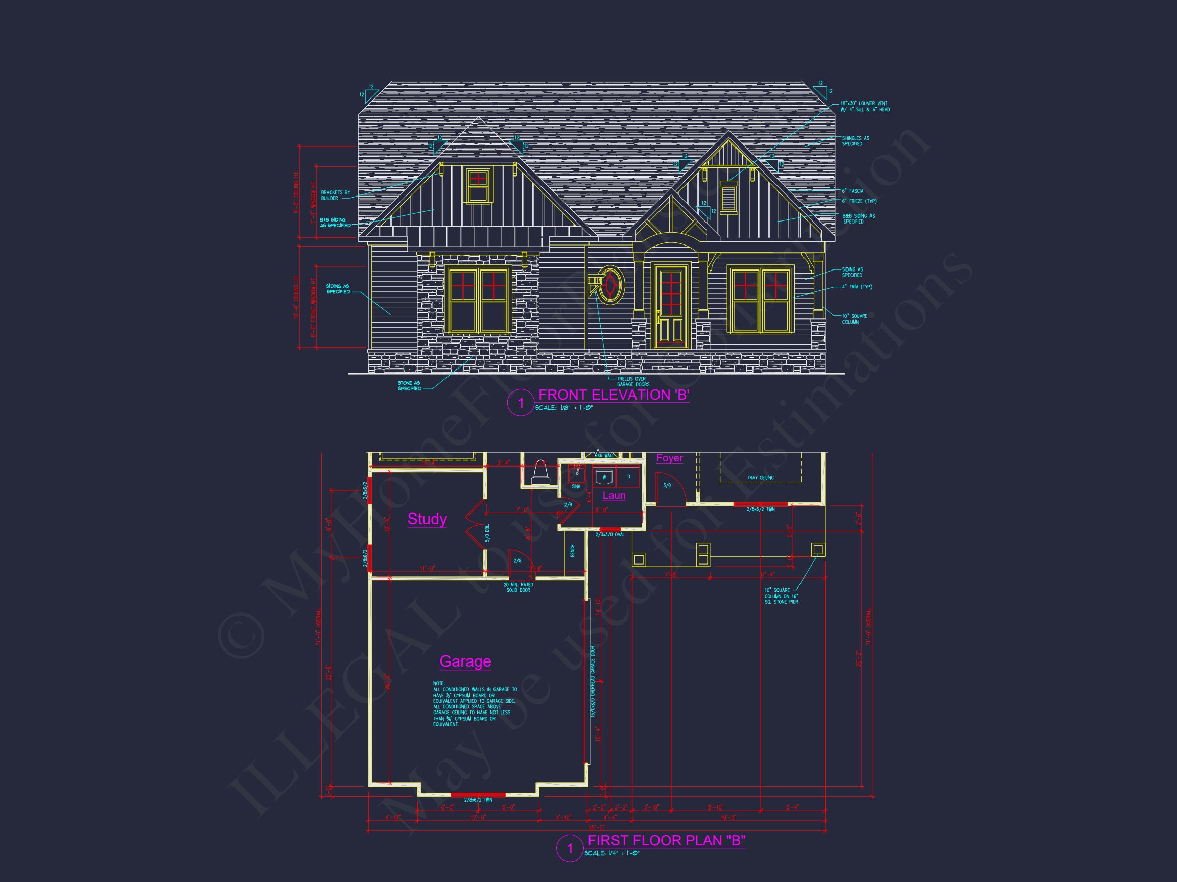 Modern Craftsman house Plan with Spacious Floor Plans
