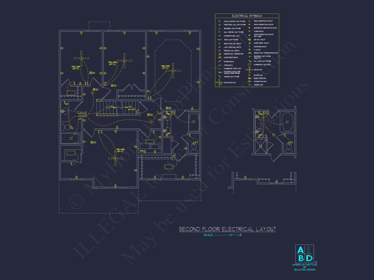 Modern house Design: Beautiful 2-Story Floor Plan Blueprint