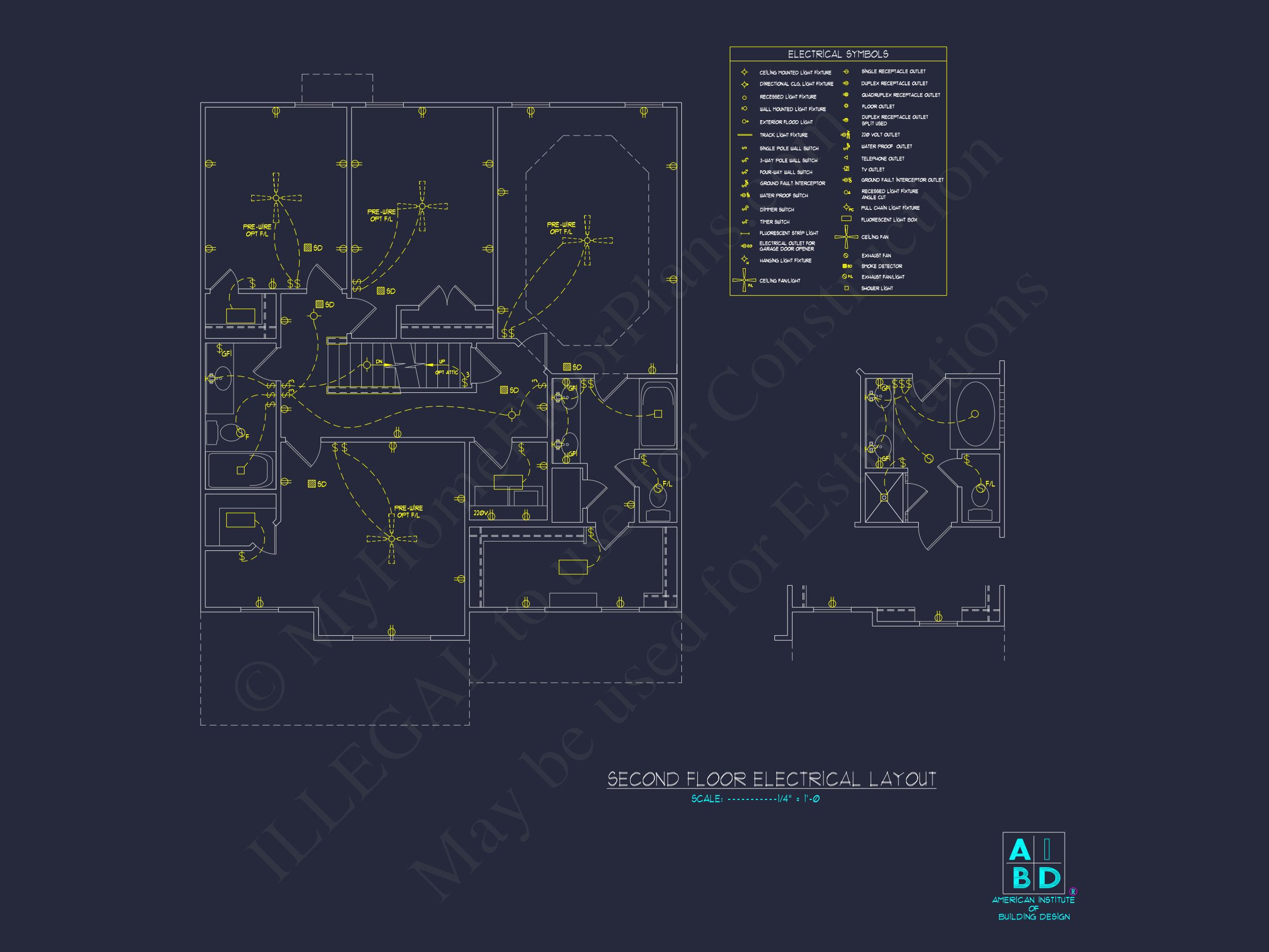 Modern house Design: Beautiful 2-Story Floor Plan Blueprint