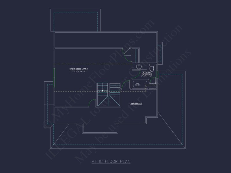 Modern house Design with 2-Story Floor Plan and CAD Blueprints