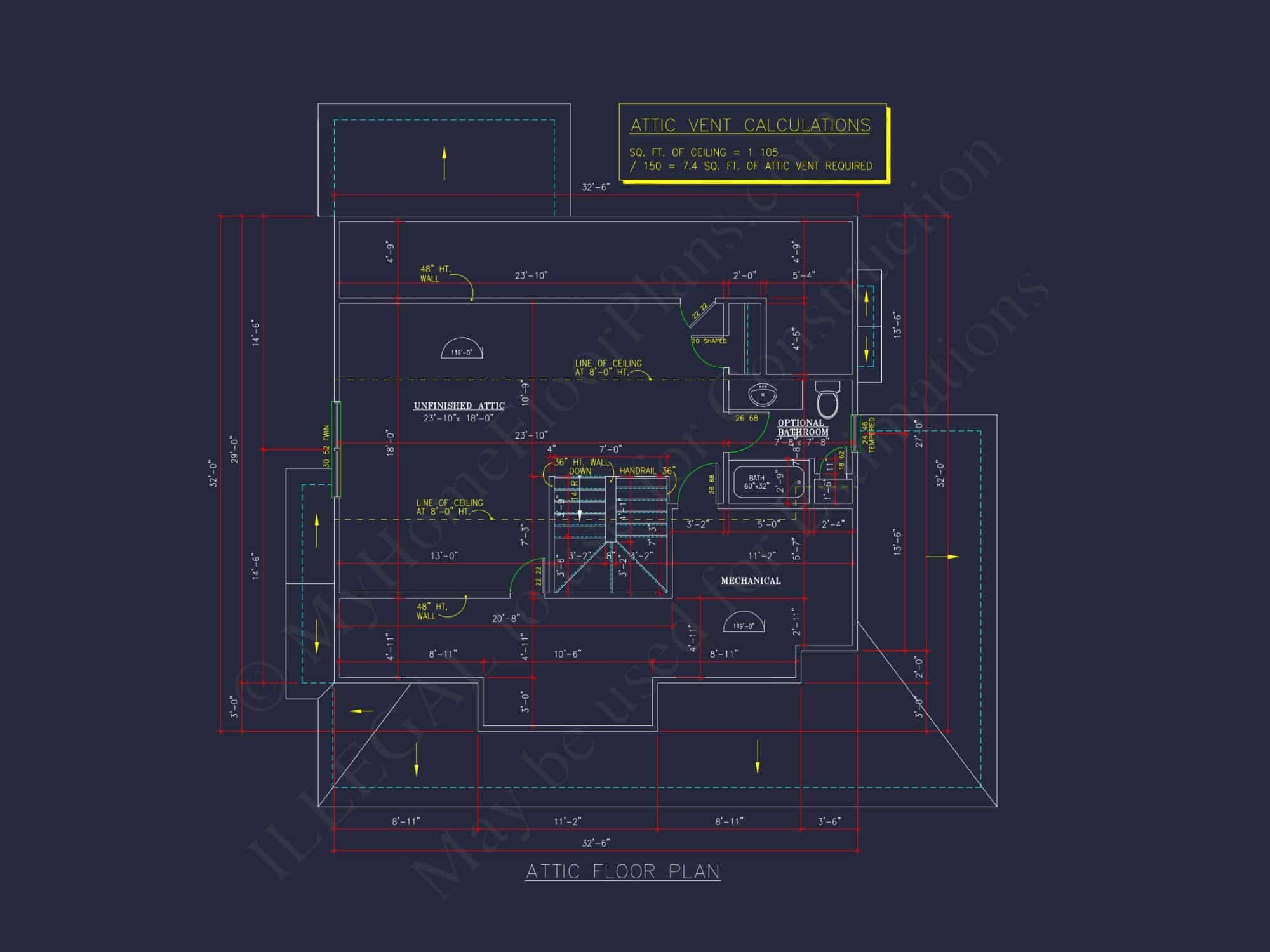 Modern house Design with 2-Story Floor Plan and CAD Blueprints