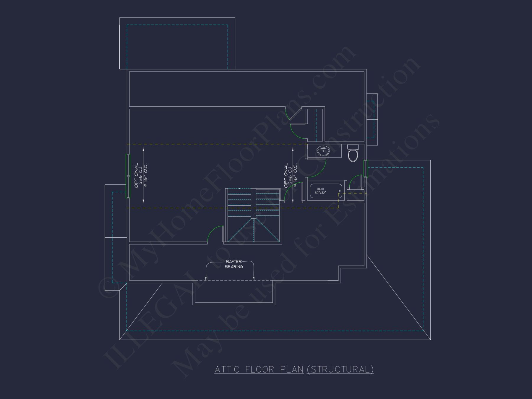 Modern house Design with 2-Story Floor Plan and CAD Blueprints