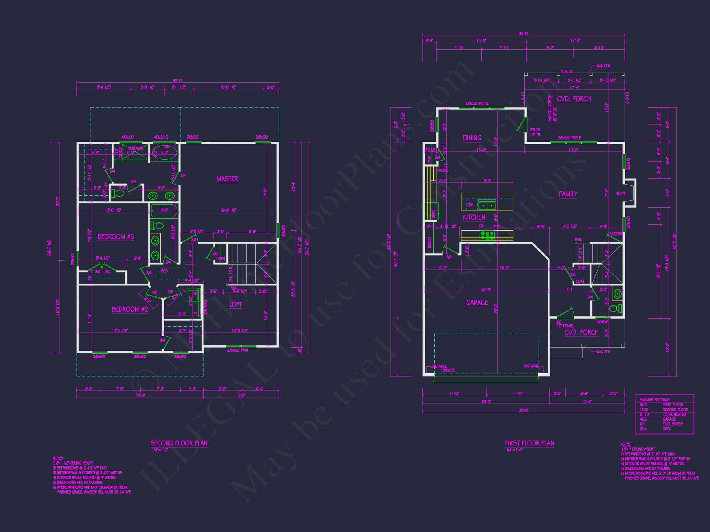 Modern house Design with Spacious CAD Floor Plans: Blueprint Guide
