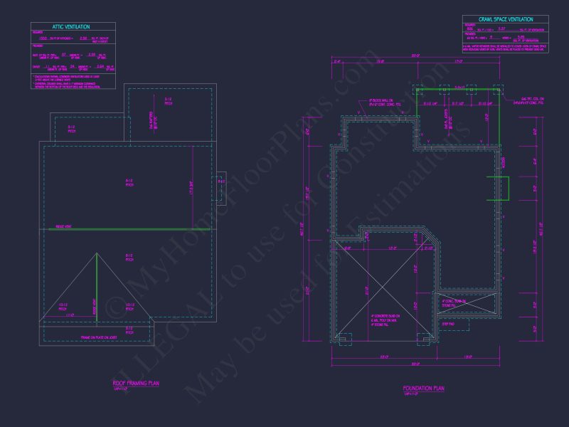 Modern house Design with Spacious CAD Floor Plans: Blueprint Guide