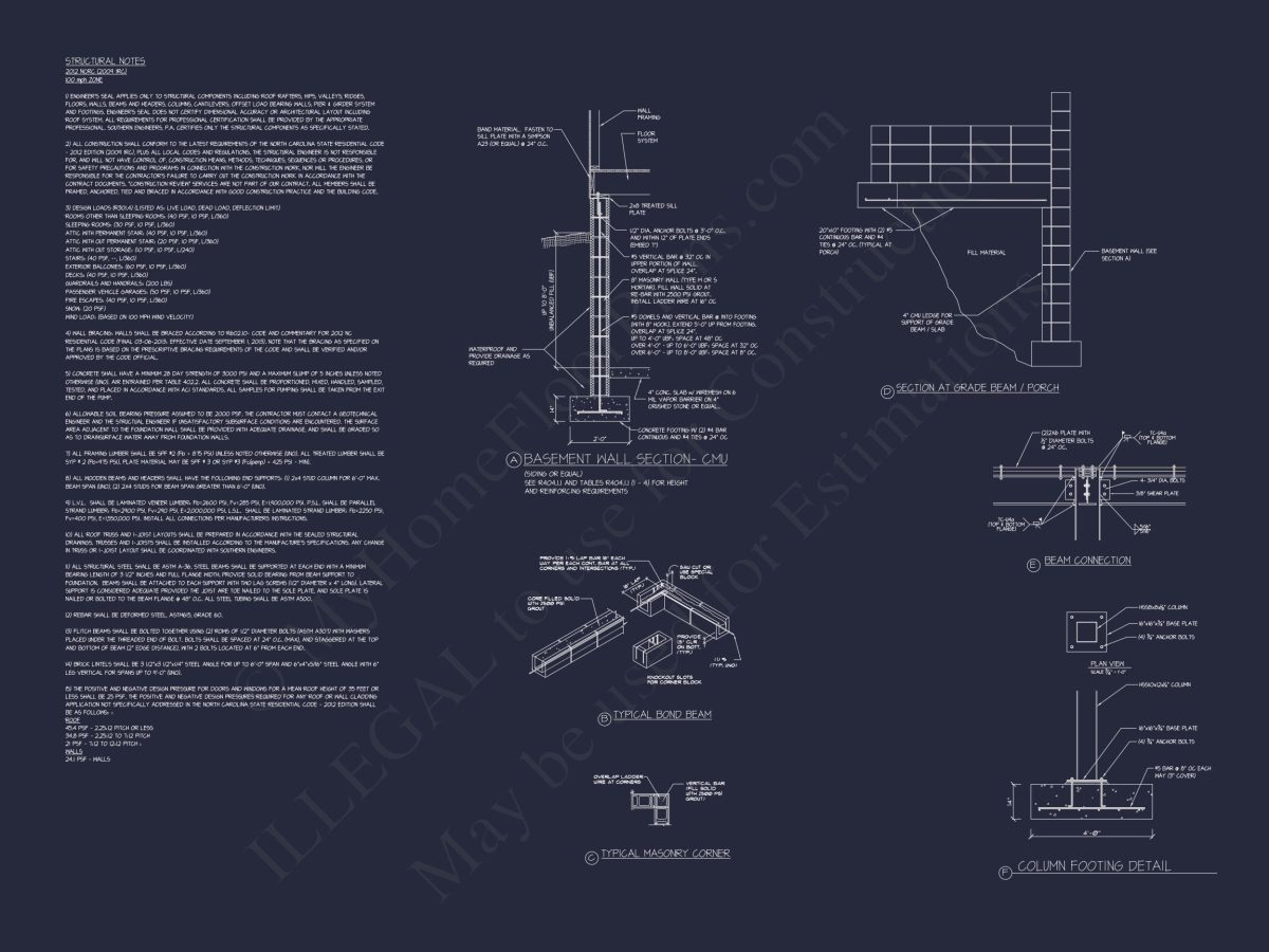 Modern house Floor Plan: 2-Story Architectural Designs Blueprint