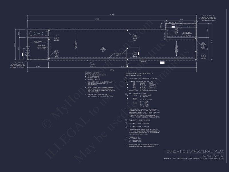 Modern house Floor Plan with 2-Story Blueprint and CAD Designs