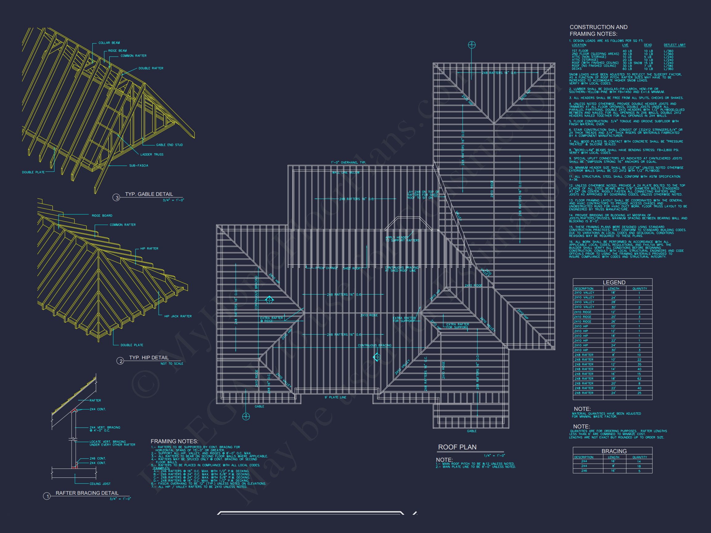 Modern house Floor Plan with 3 Beds,CAD Designs,and Workshop