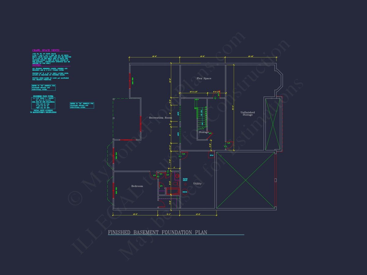 Modern house Plan: Blueprint, CAD Designs for Spacious Living