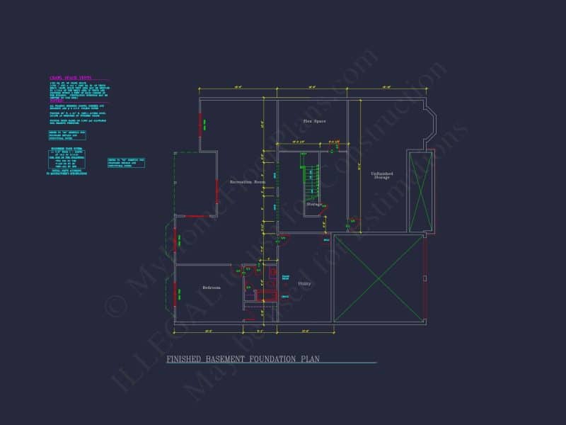 Modern house Plan: Blueprint, CAD Designs for Spacious Living