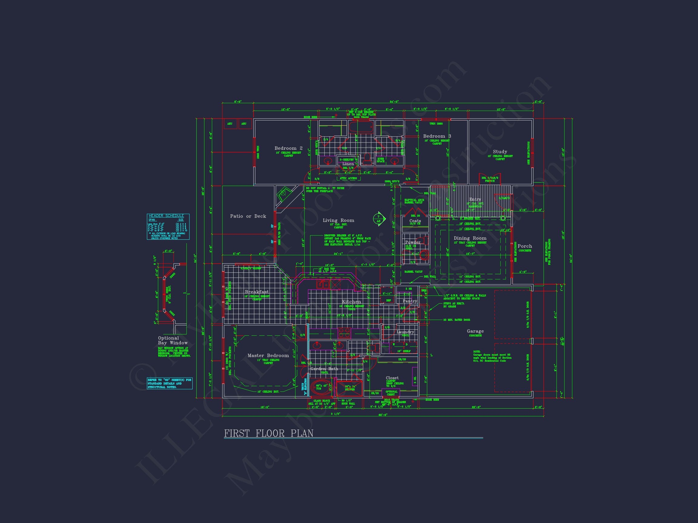 Modern house Plan: Blueprint,CAD Designs for Spacious Living