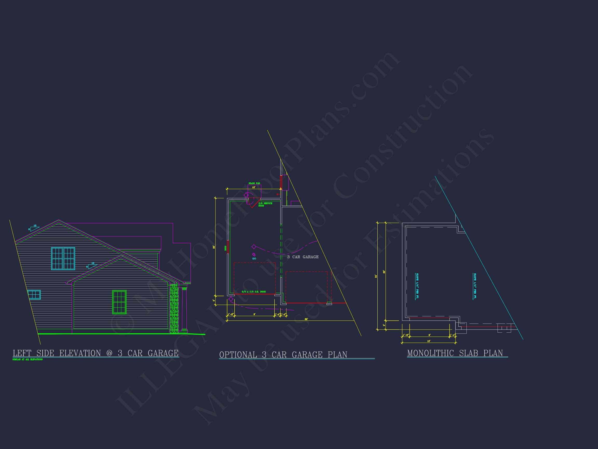 Modern house Plan: Blueprint,CAD Designs for Spacious Living