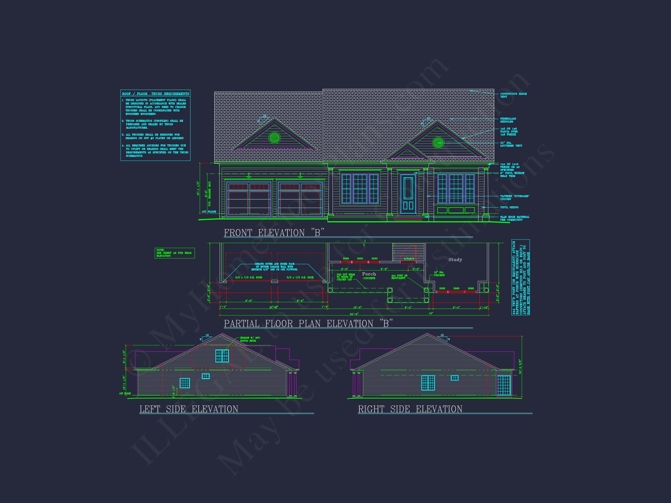 Modern house Plan: Blueprint,CAD Designs for Spacious Living