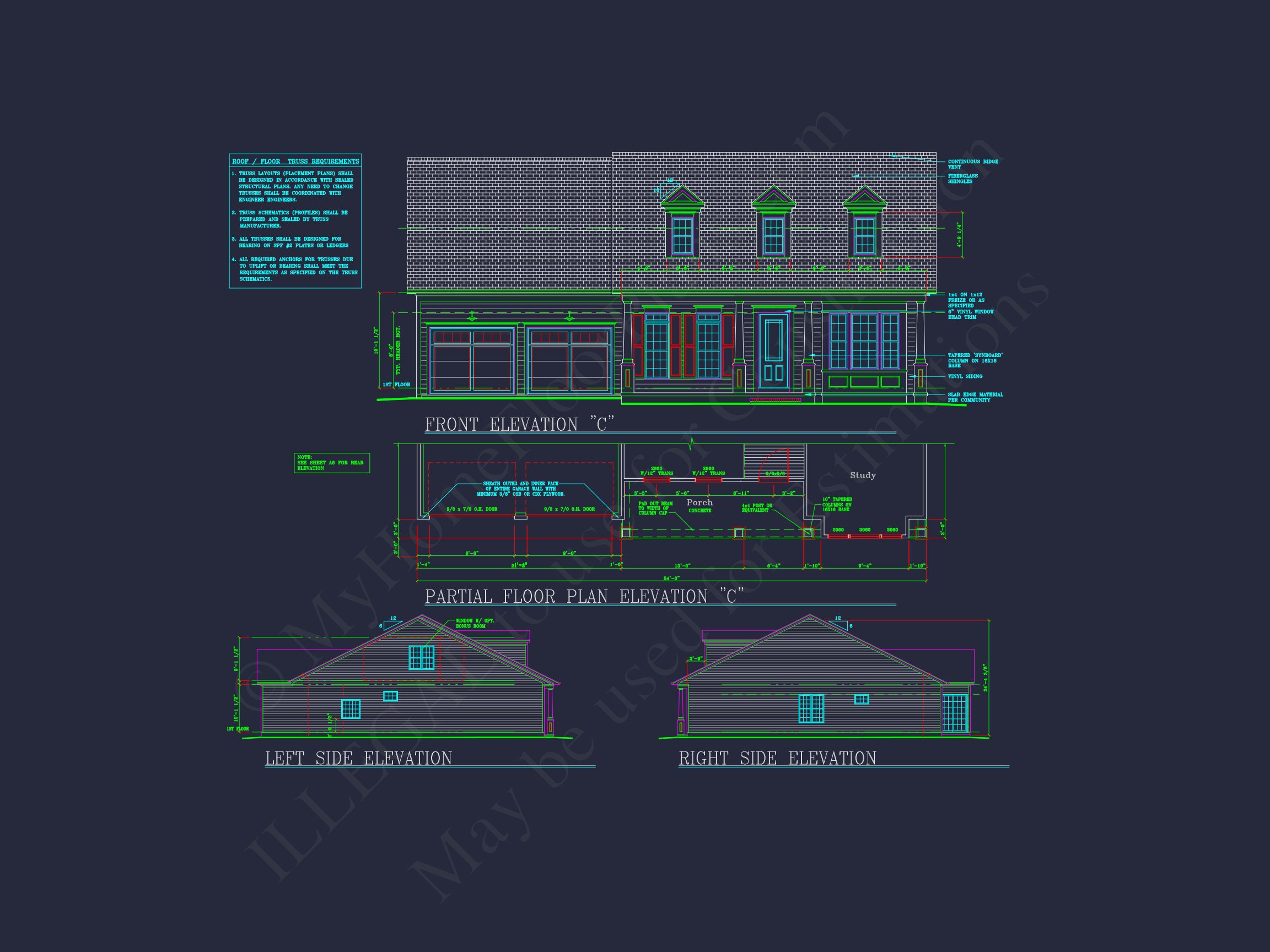 Modern house Plan: Blueprint,CAD Designs for Spacious Living