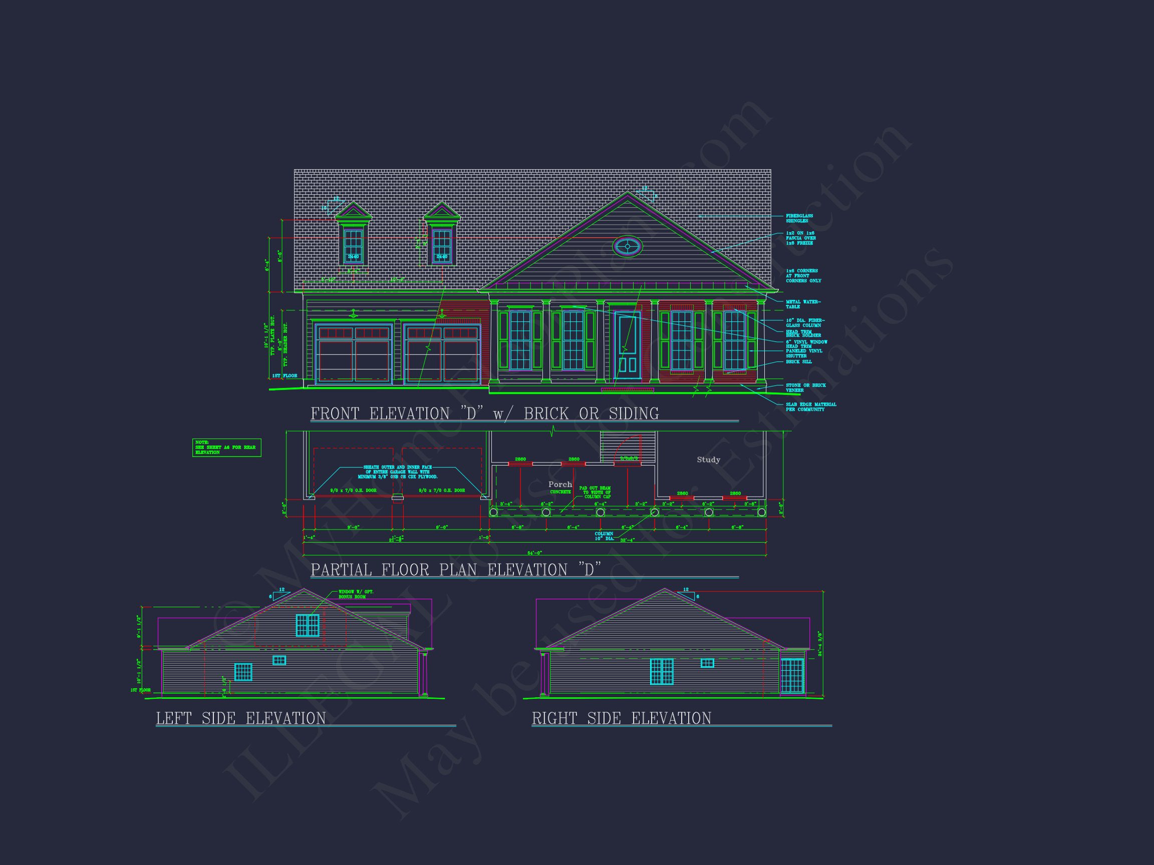 Modern house Plan: Blueprint,CAD Designs for Spacious Living