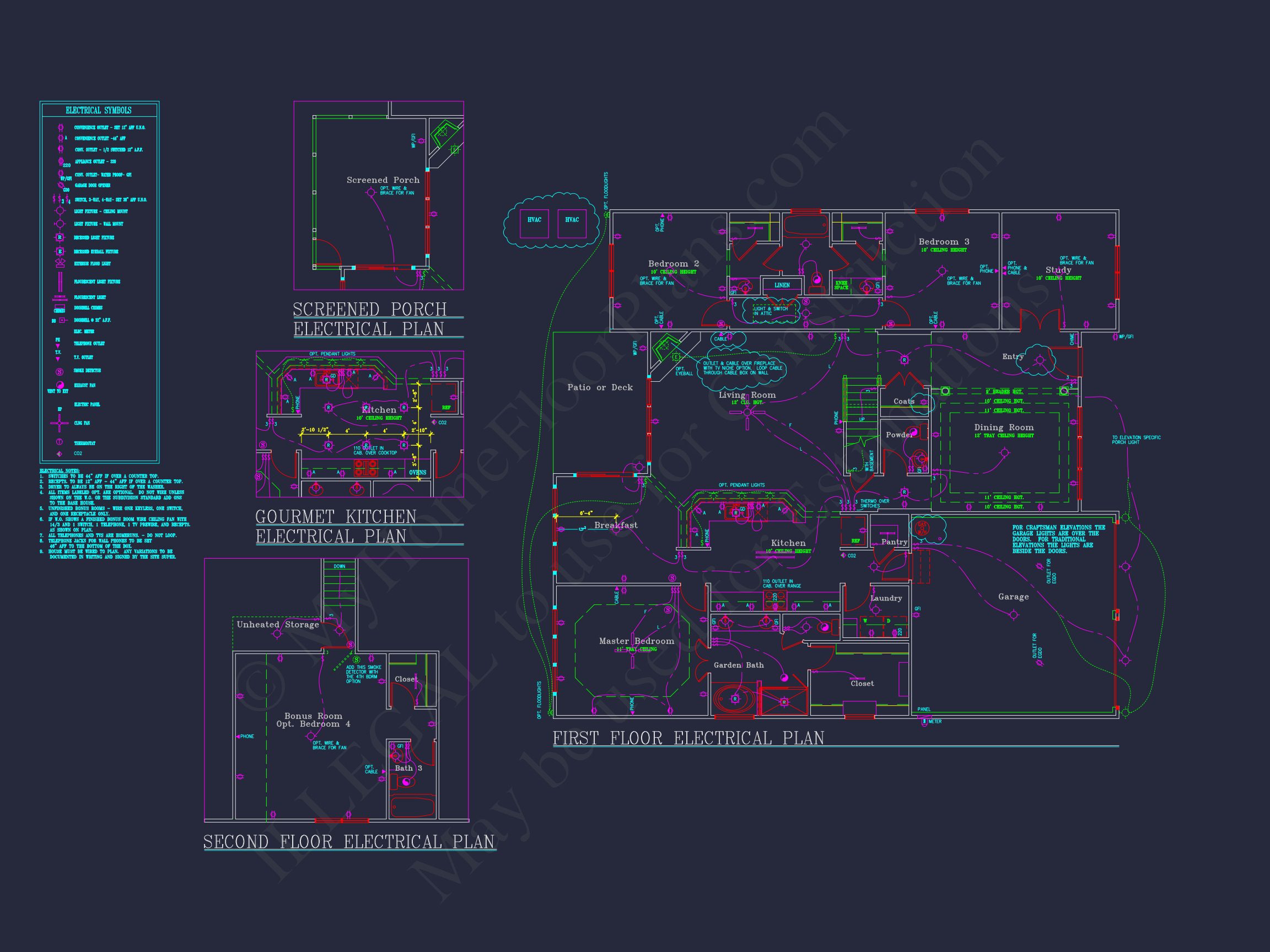Modern house Plan: Blueprint,CAD Designs for Spacious Living