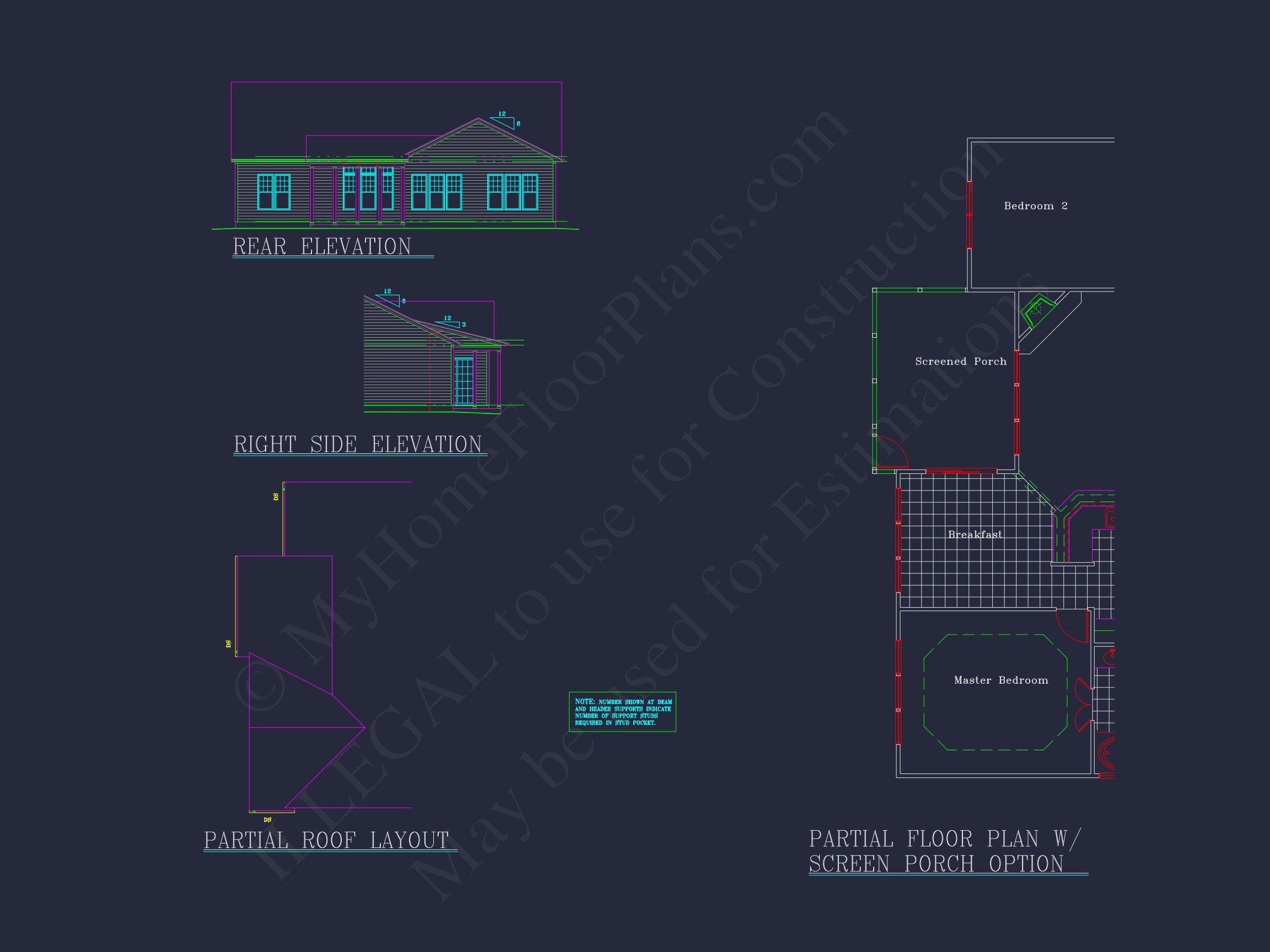 Modern house Plan: Blueprint,CAD Designs for Spacious Living