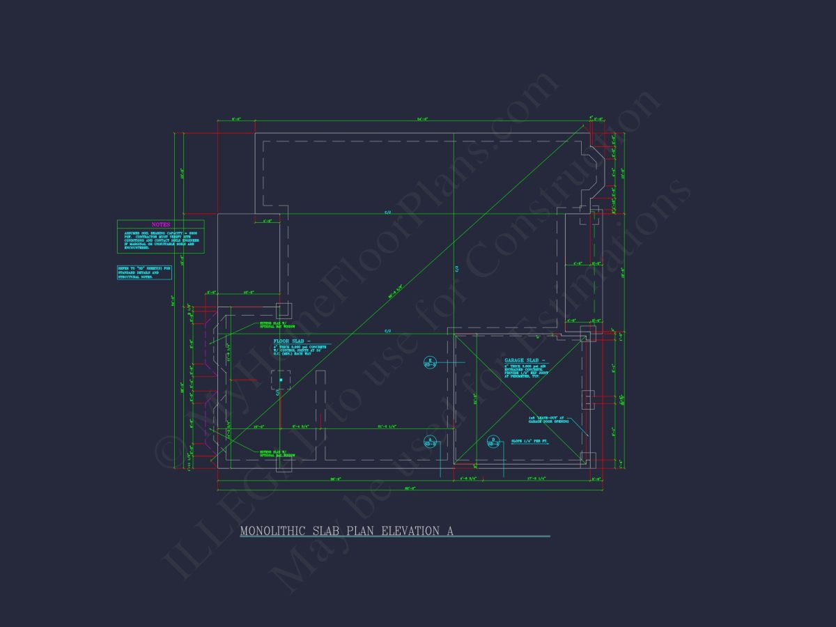 Modern house Plan: Blueprint, CAD Designs for Spacious Living