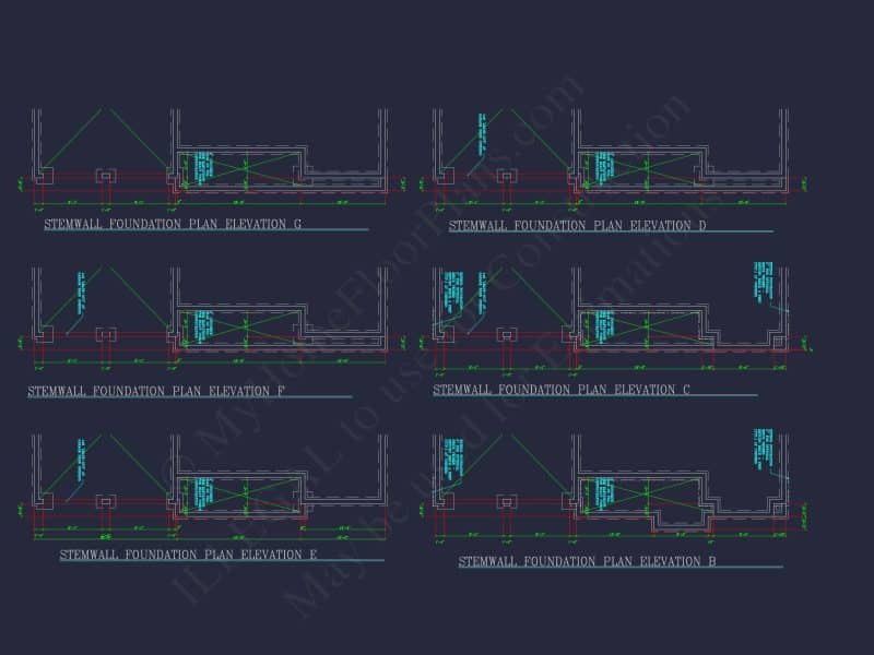 Modern house Plan: Blueprint, CAD Designs for Spacious Living