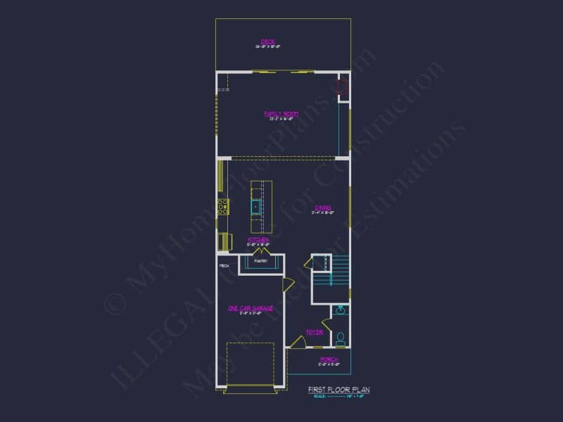 Modern house Plan with 2 Floors and Open-Concept Designs