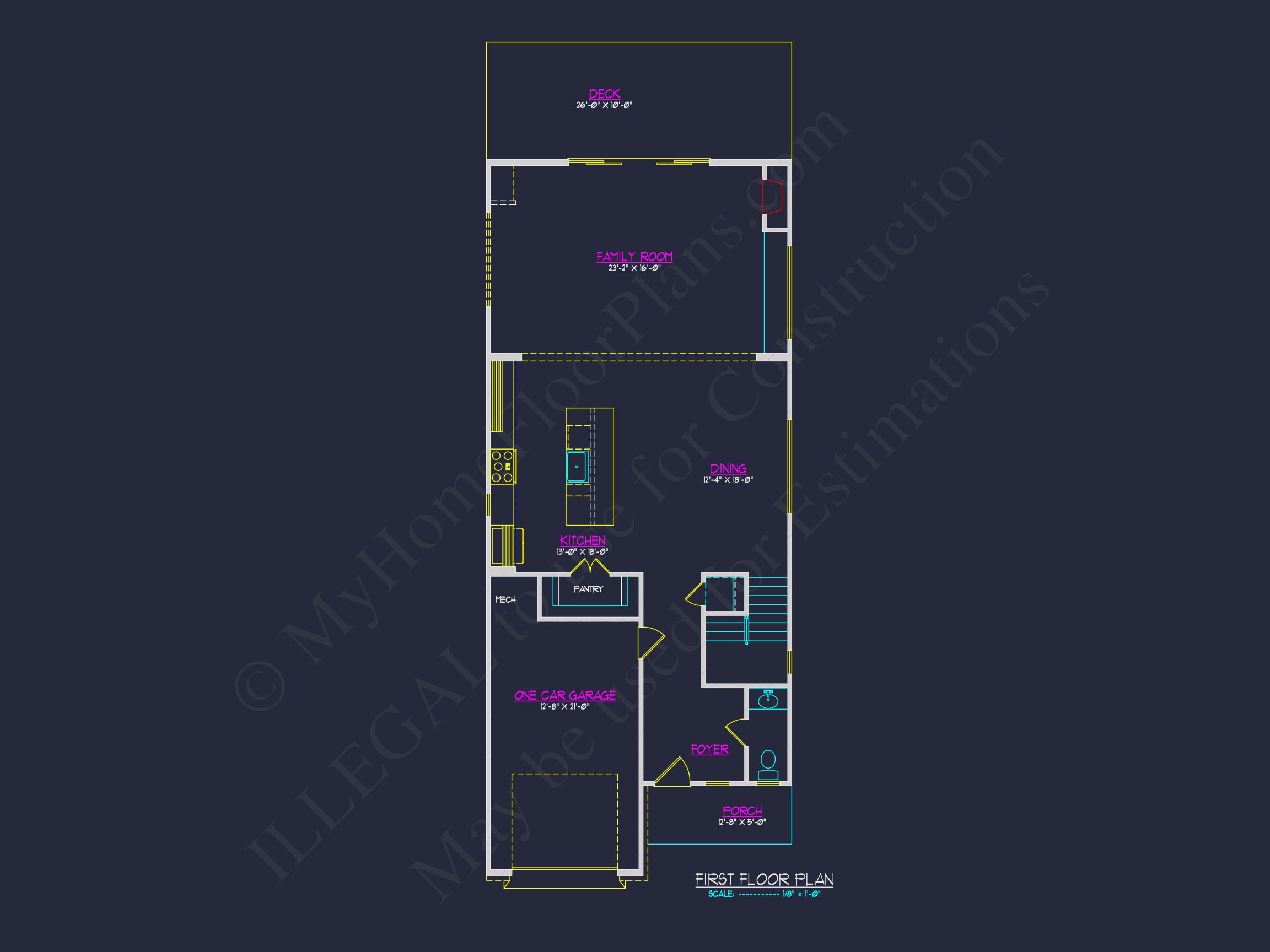 Modern house Plan with 2 Floors and Open-Concept Designs