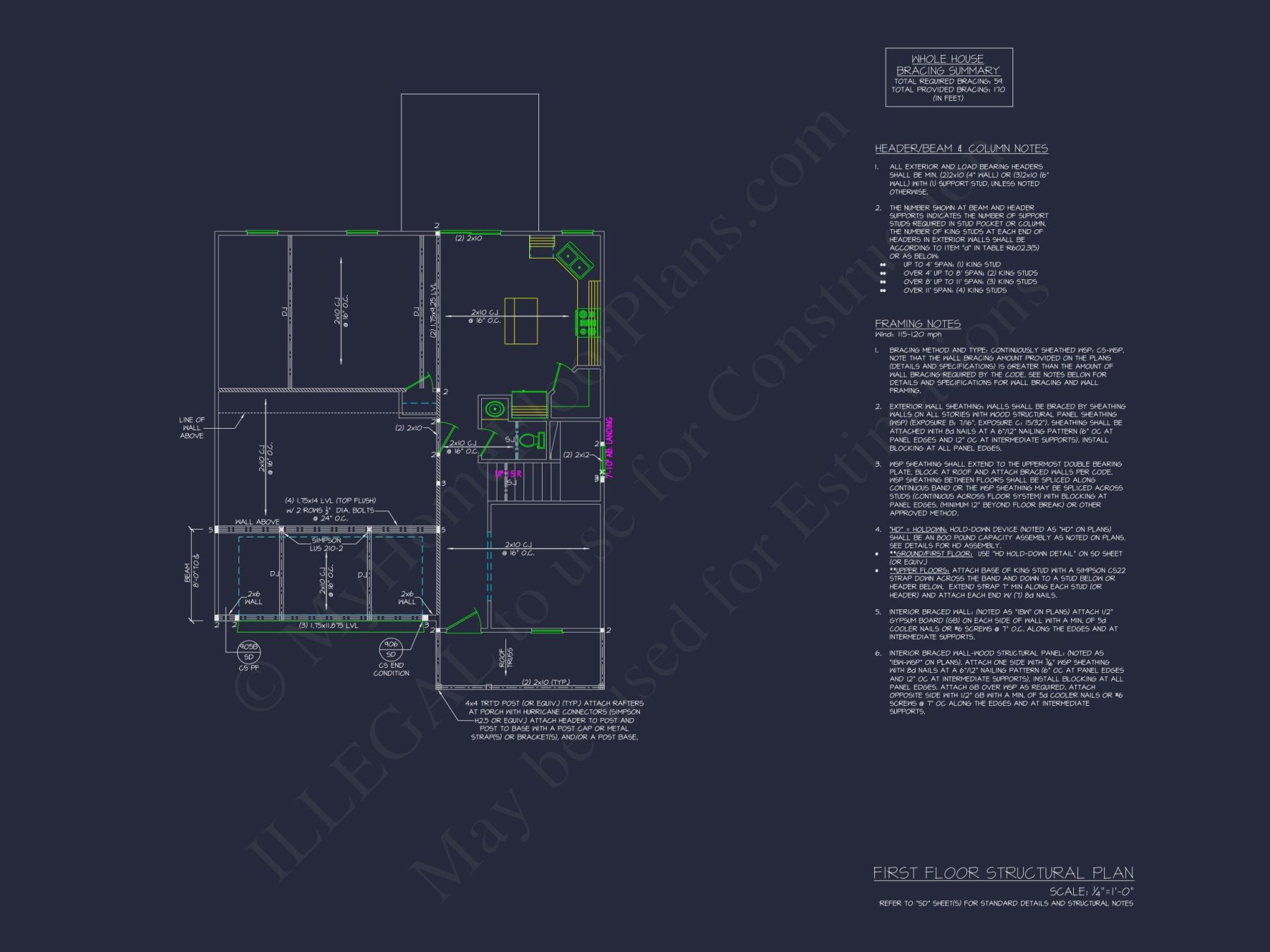 Modern house Plan with 2 Stories, 3 Beds, and Open Designs