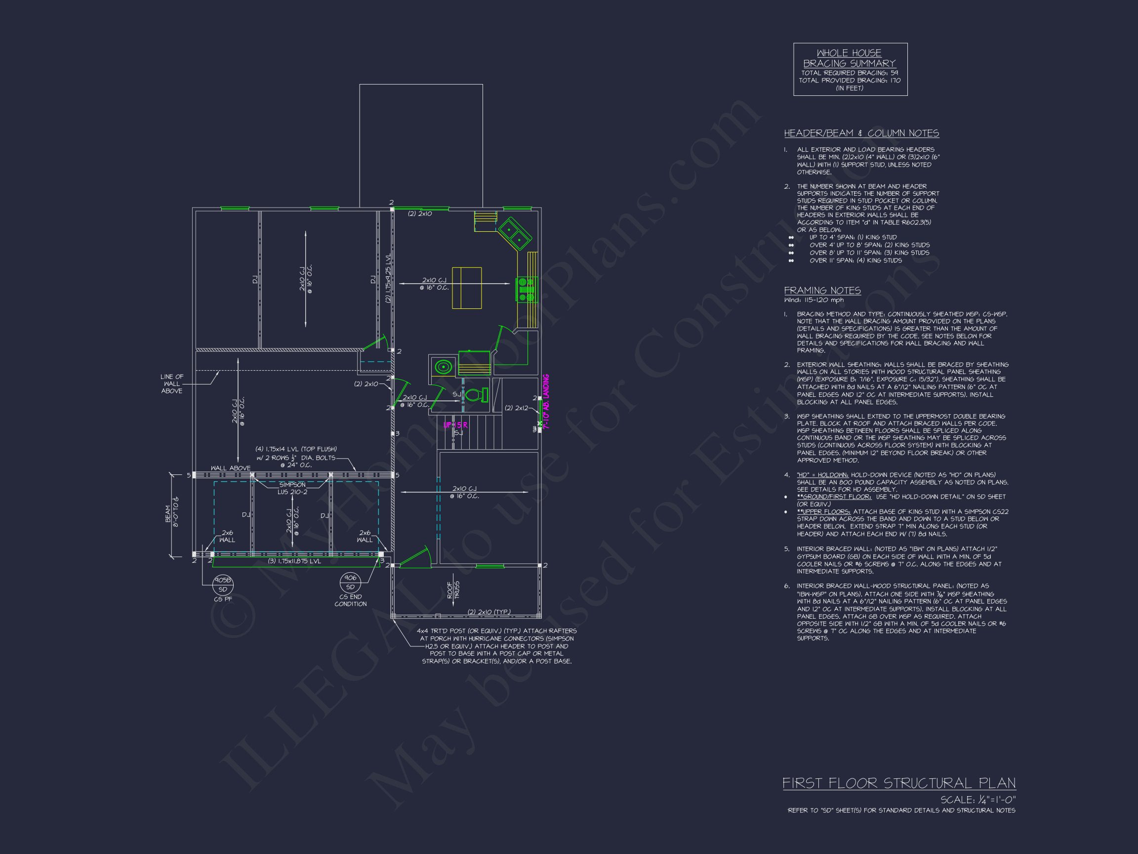 Modern house Plan with 2 Stories, 3 Beds, and Open Designs