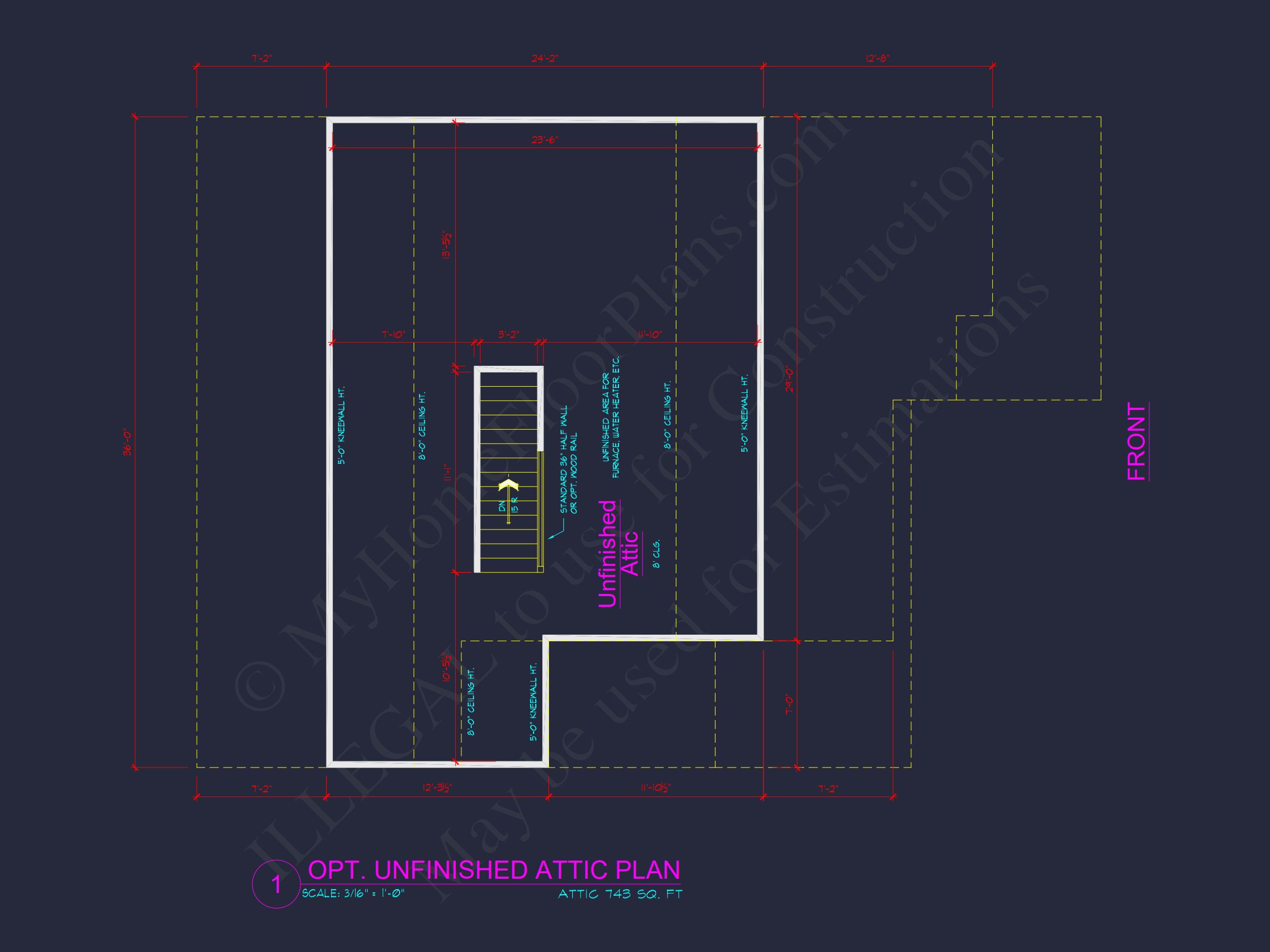 Modern house Plan with 4 Bedrooms,2 Stories & CAD Designs