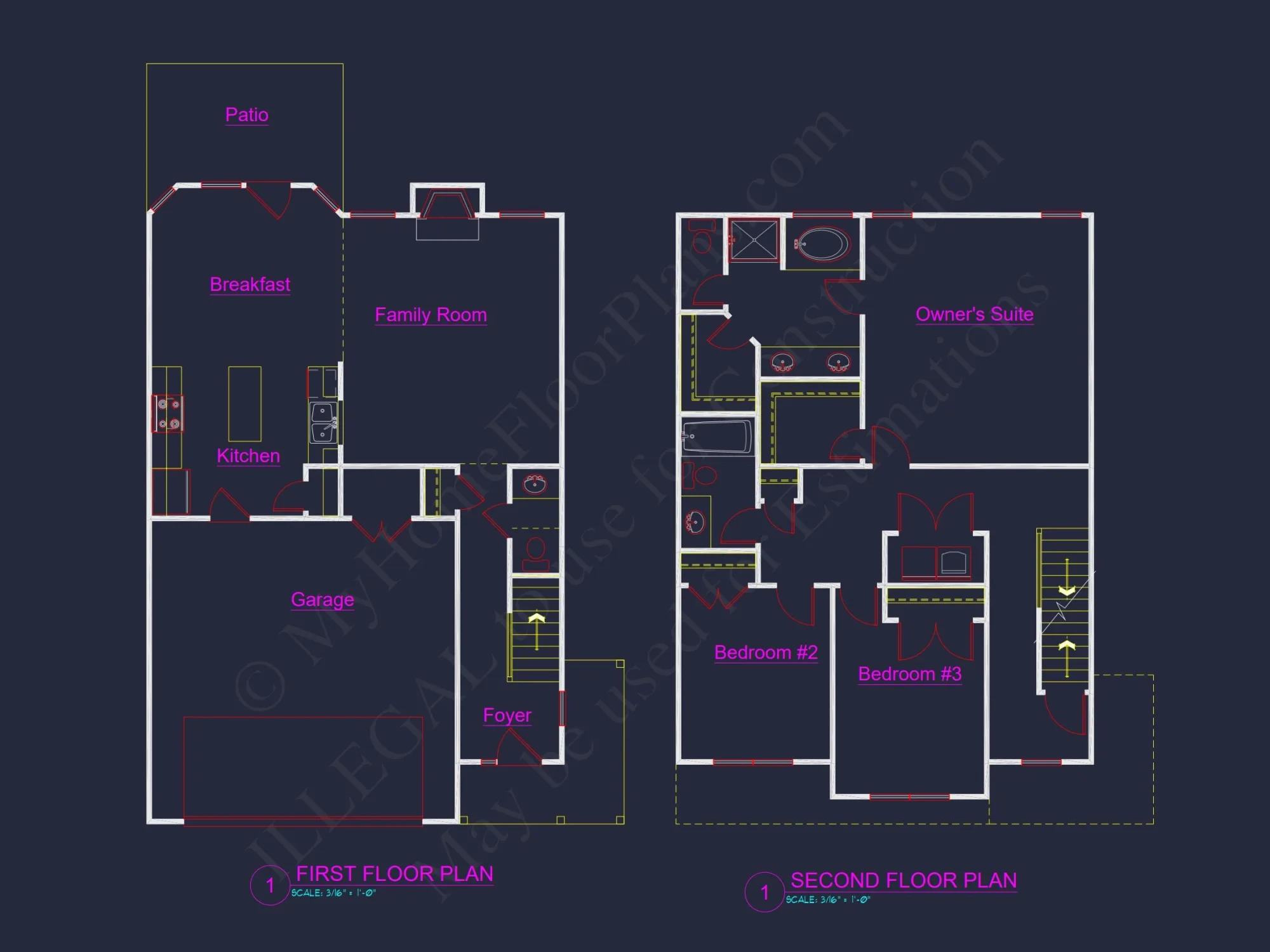 Modern house Plan with CAD Designs and Blueprint Flexibility