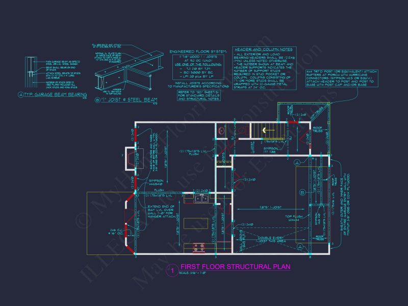 Modern house Plan with CAD Designs and Blueprint Flexibility