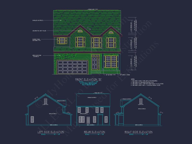 Modern house Design: Beautiful 2-Story Floor Plan Blueprint