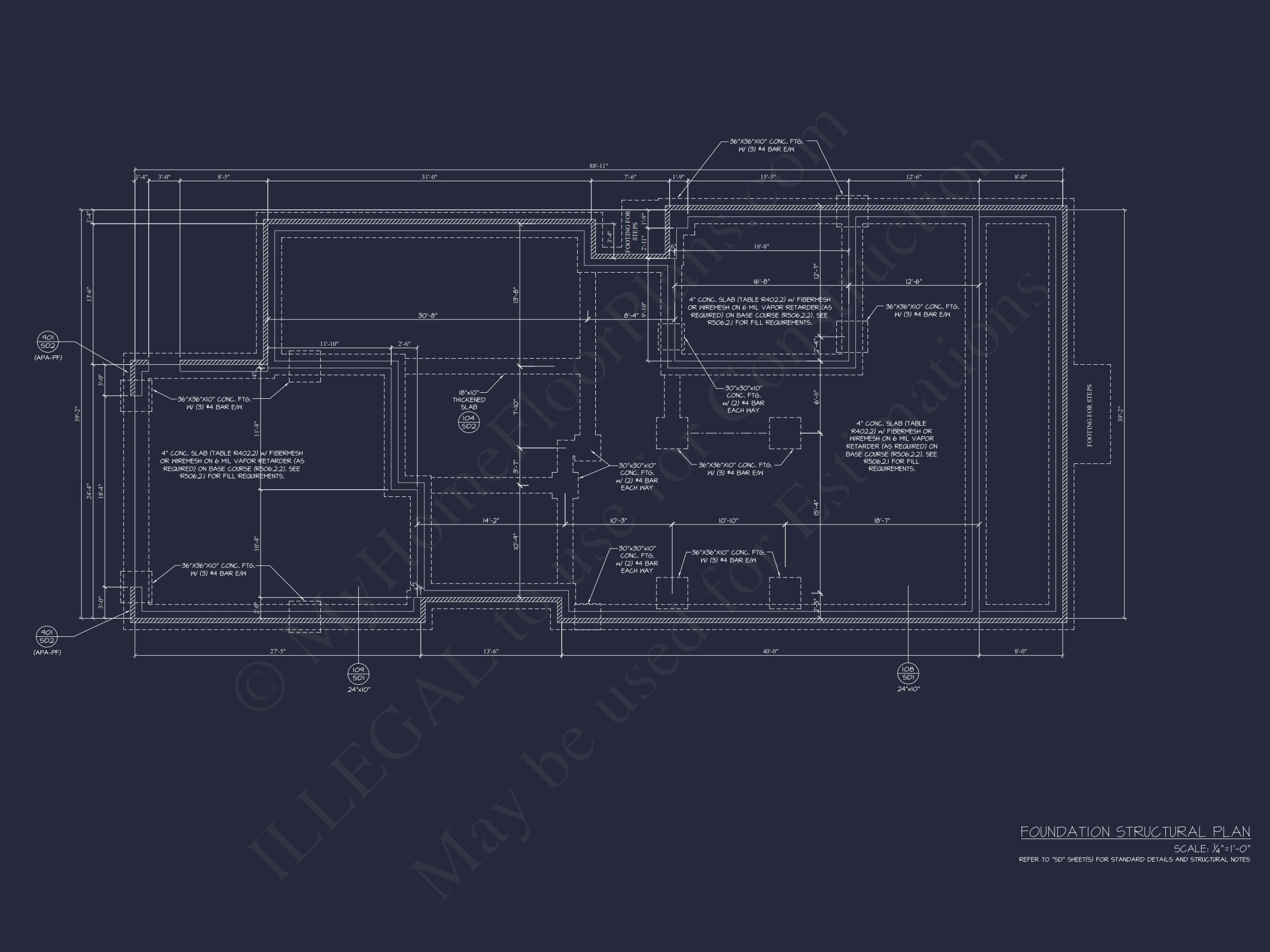 Modern Southern house Plan with Detailed CAD Architecture