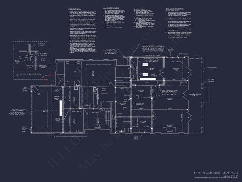 Modern Southern house Plan with Detailed CAD Architecture