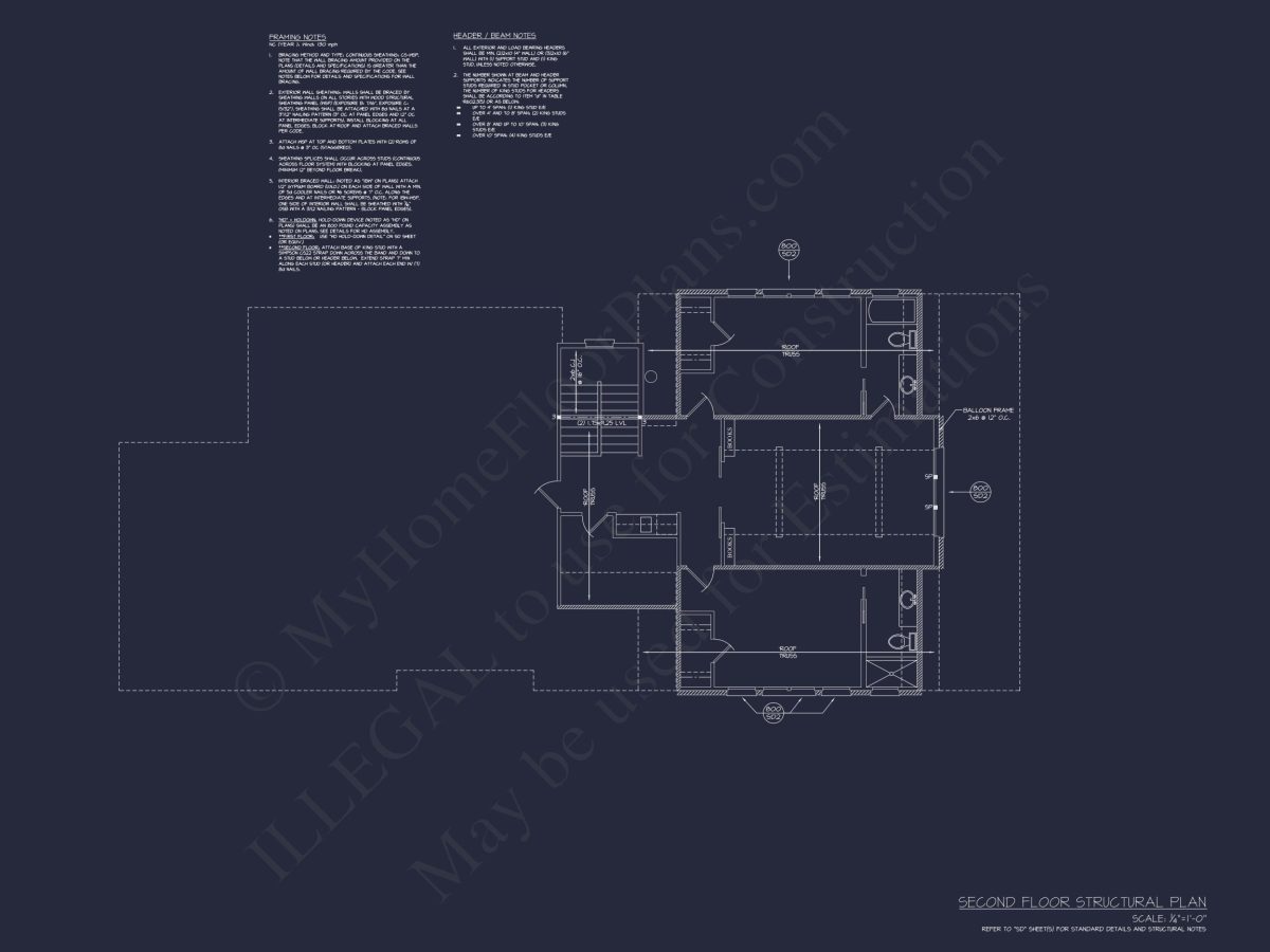 Modern Southern house Plan with Detailed CAD Architecture